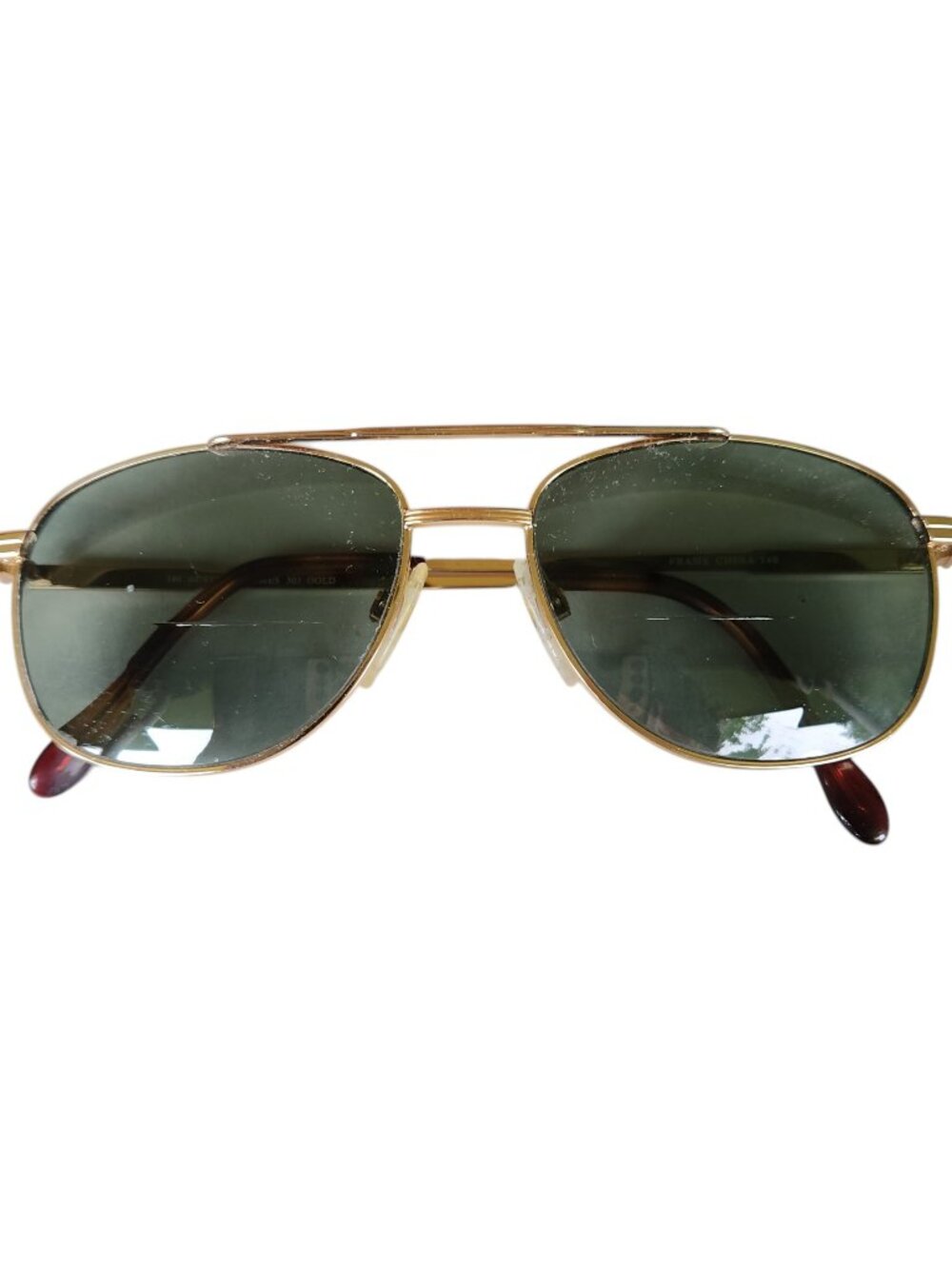 AUSTIN & JAMES 140 Aviatory Sunglasses 303 Gold Metal Frame